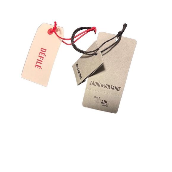 Zadig & Voltaire size large Marty black cotton knit cardigan sweater - NWT - Picture 7 of 12